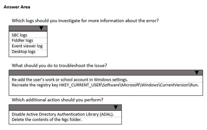 MS-740 dumps exhibit