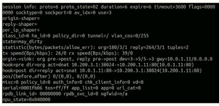 NSE4_FGT-7.0 dumps exhibit