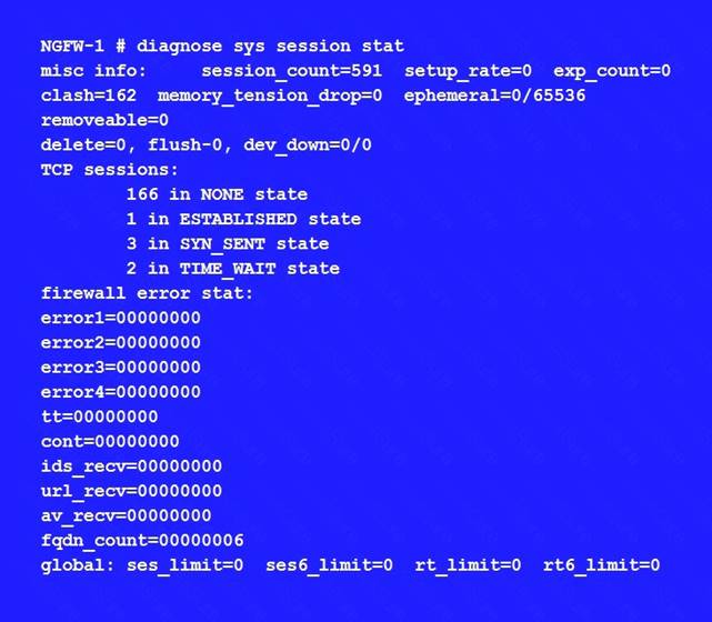 NSE7_EFW-6.4 dumps exhibit